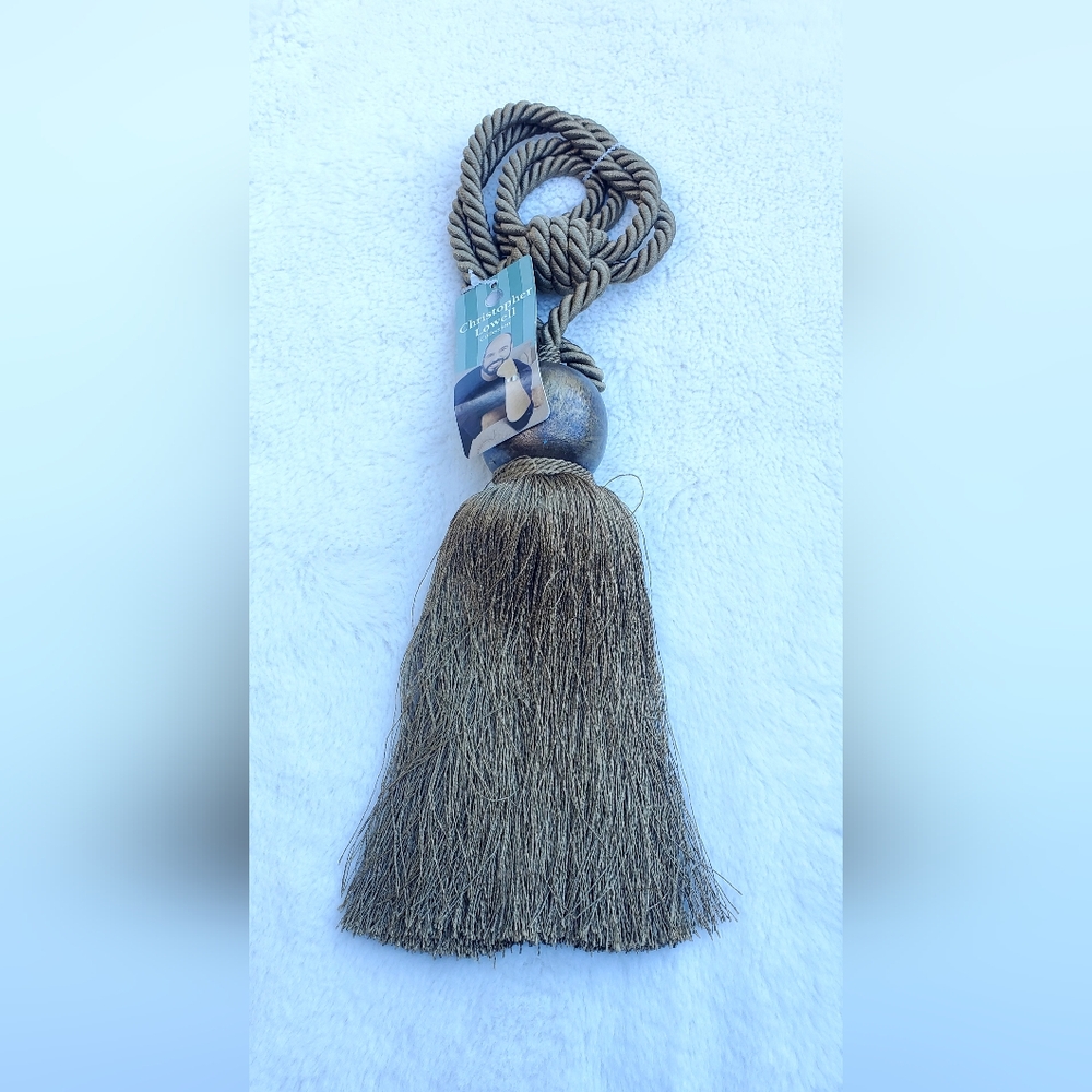 Elegant Gold Tassel Curtain Tieback